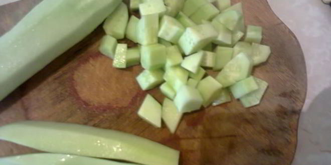 Рецепт рагу с огурцом