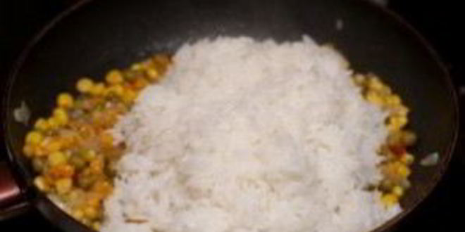 Рецепт рагу с овощами и рисом