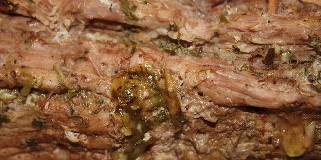 Рецепт рулета из говядины с рагу из кабачков