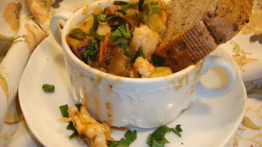 Рецепт быстрого куриного рататуя