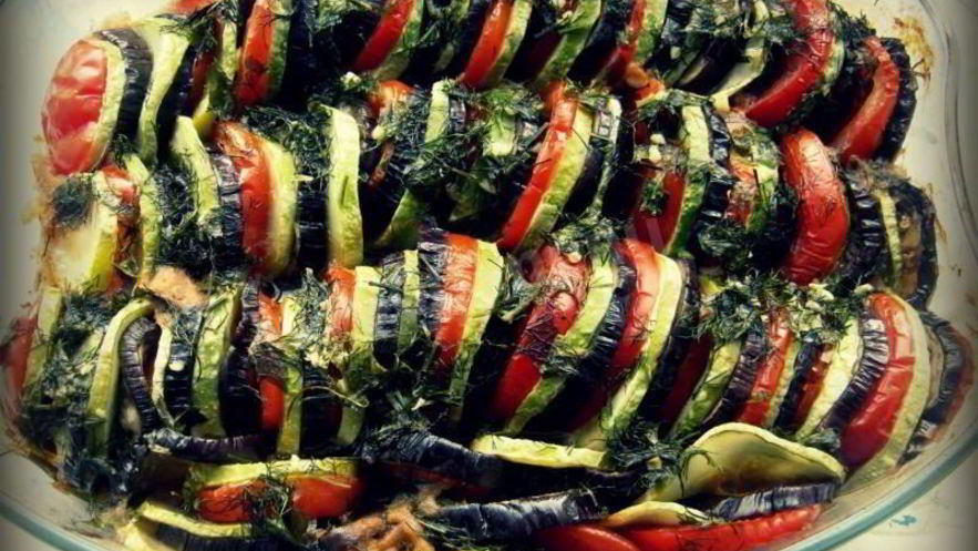 Рецепт классического рататуя в духовке