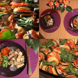 Рецепт Рататуя с моцареллой