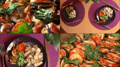 Рецепт Рататуя с моцареллой