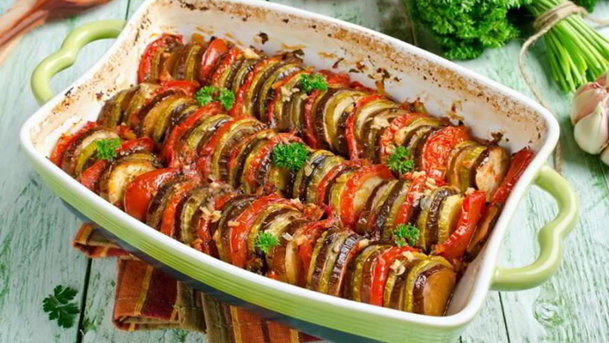 Рецепт рататуя из баклажанов