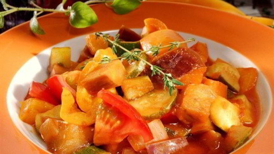 Рецепт рататуя из кабачка