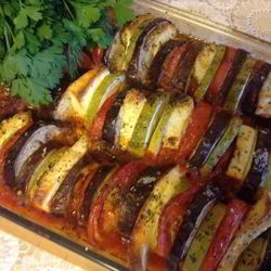 Рецепт Рататуя с адыгейским сыром