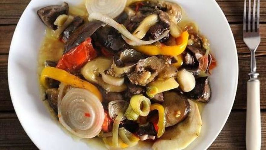 Рецепт рататуя с грибами