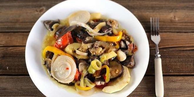 Рецепт рататуя с грибами