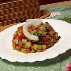 Рецепт Рататуя с кальмарами