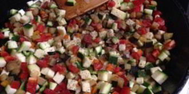 Рецепт рататуя с кальмарами