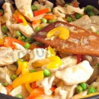 Рецепт Рататуя с картошкой на сковороде