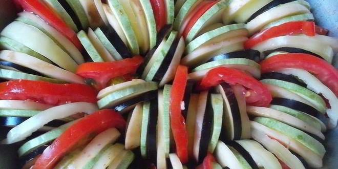 Рецепт рататуя с молодым картофелем