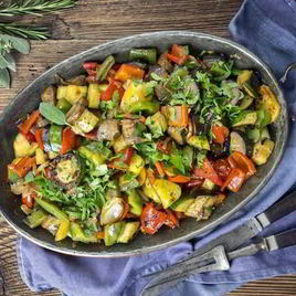 Рецепт Рататуя с травами