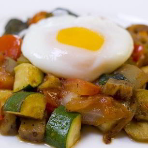 Рецепт Рататуя с яйцом
