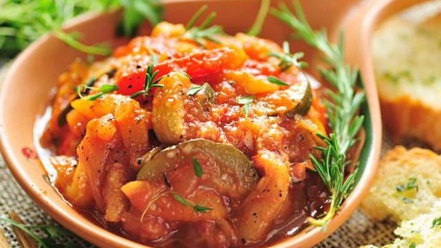 Рецепт рататуя с жареной индейкой