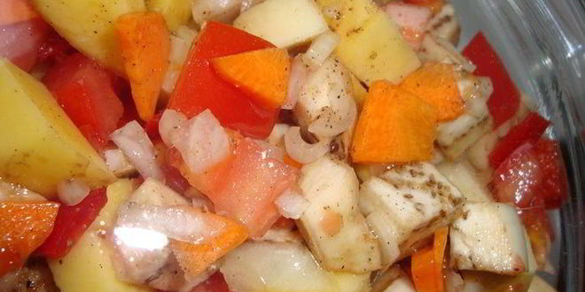 Рецепт рататуя в микроволновке