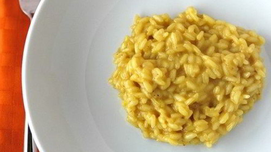 Рецепт быстрого желтого ризотто