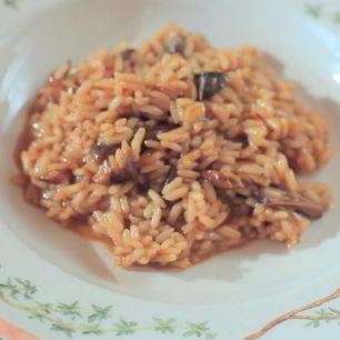 Рецепт Итальянского ризотто с сухими грибами