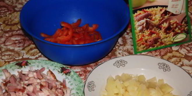 Рецепт ризотто по-гавайски