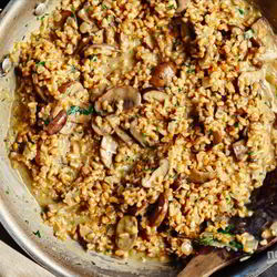 Рецепт Ризотто с белым вином и пармезаном