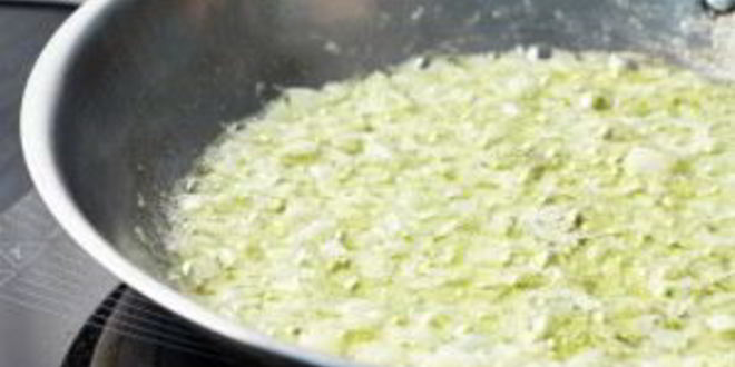 Рецепт ризотто с белым вином и пармезаном