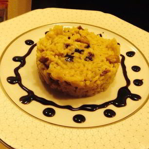 Рецепт Ризотто с белыми грибами и трюфельным маслом