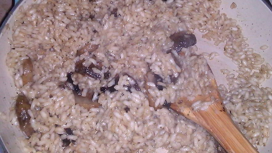 Рецепт ризотто с белыми грибами