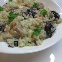 Рецепт Ризотто с грибами и курицей