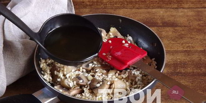 Рецепт ризотто с грибами