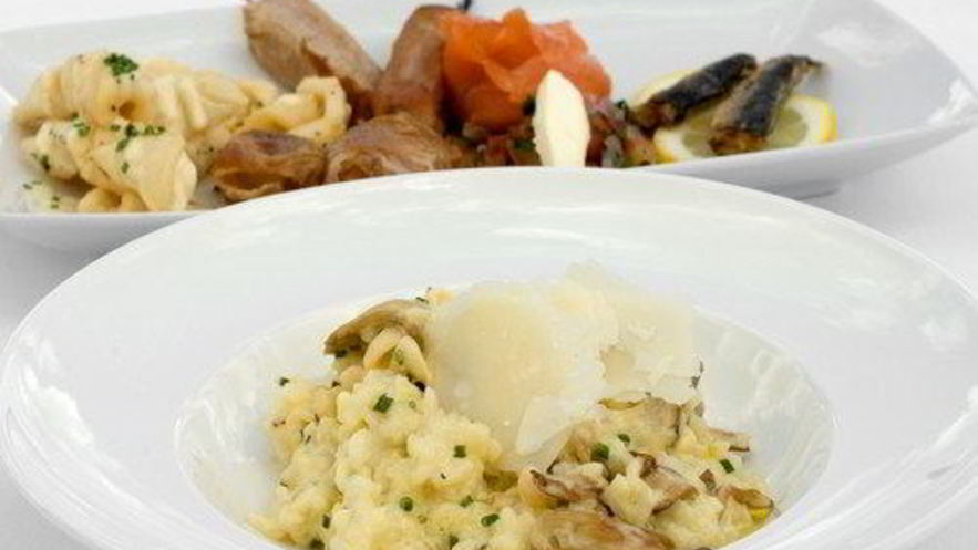 Рецепт ризотто с грушей и горгонзолой