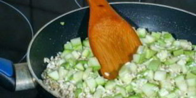 Рецепт ризотто с кабачками