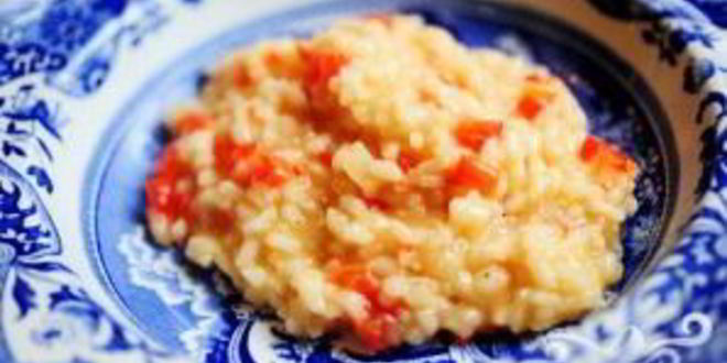 Рецепт ризотто с красным перцем