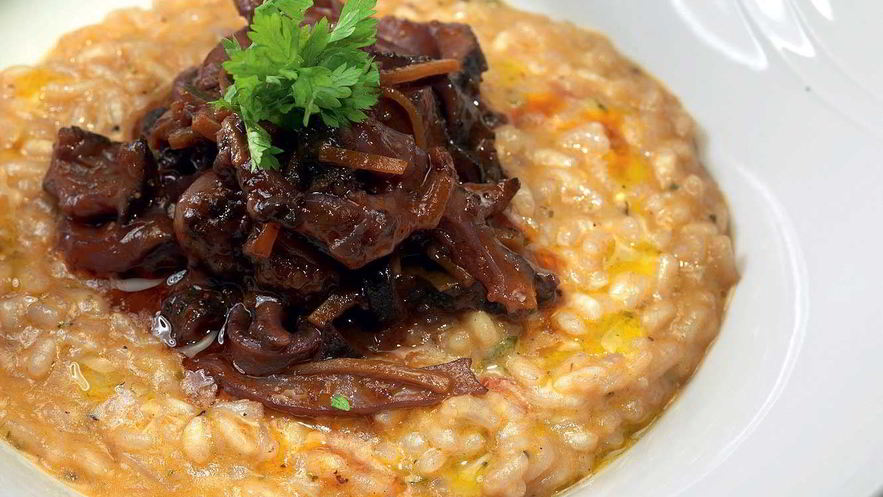 Рецепт ризотто с кукумарией