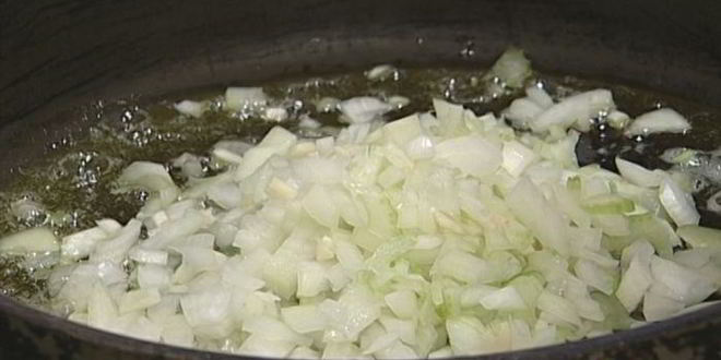 Рецепт ризотто с куриной печенкой