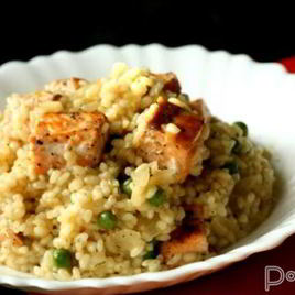 Рецепт Ризотто с лососем
