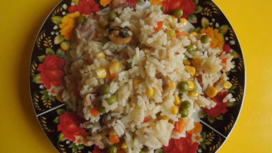 Рецепт ризотто с морепродуктами в мультиварке