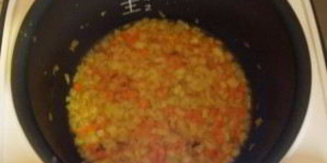 Рецепт ризотто с морепродуктами в мультиварке