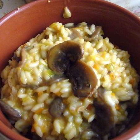 Рецепт Ризотто с овощами и грибами