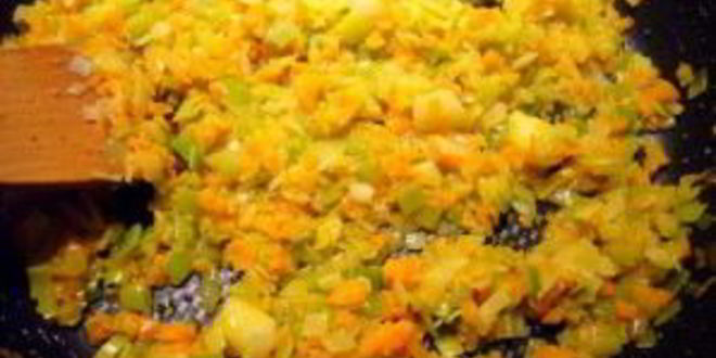 Рецепт ризотто с овощами и грибами