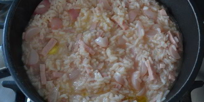 Рецепт ризотто с редисом