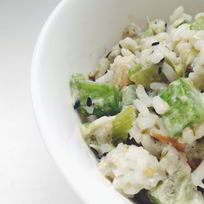 Рецепт Ризотто с цуккини и черным кунжутом