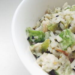 Рецепт Ризотто с цуккини и черным кунжутом