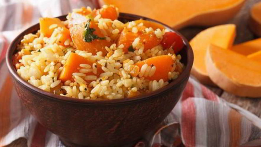 Рецепт ризотто с тыквой и мускатным орехом