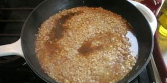 Рецепт ризотто с тыквой и шпинатом