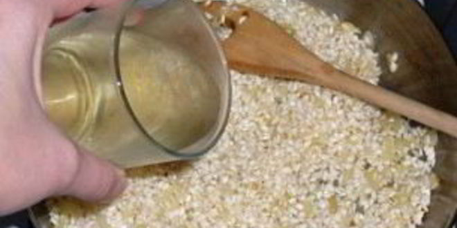 Рецепт ризотто с ветчиной