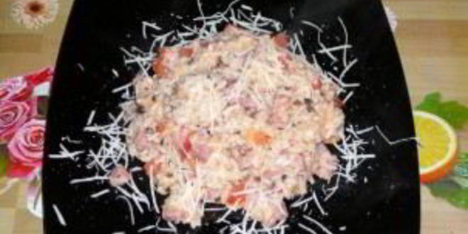 Рецепт ризотто с ветчиной