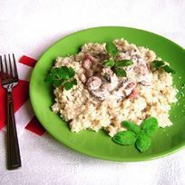 Рецепт Ризотто в сливочном соусе