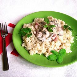 Рецепт Ризотто в сливочном соусе