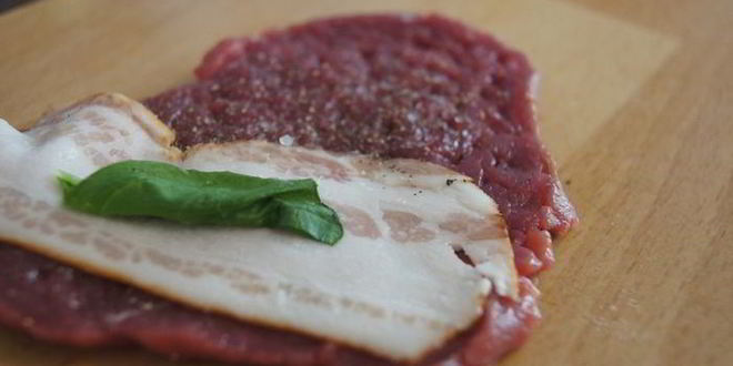 Рецепт сальтимбокки с ризотто