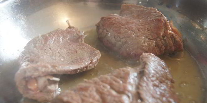 Рецепт сальтимбокки с ризотто